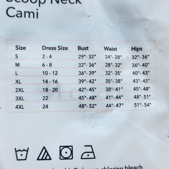 Shapermint Essentials Scoop Neck Cami Beige 3XL Adjustable Straps Stretchable Fa - Picture 7 of 7